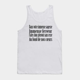 La Tendresse lyrics - Bourvil (1963) Tank Top